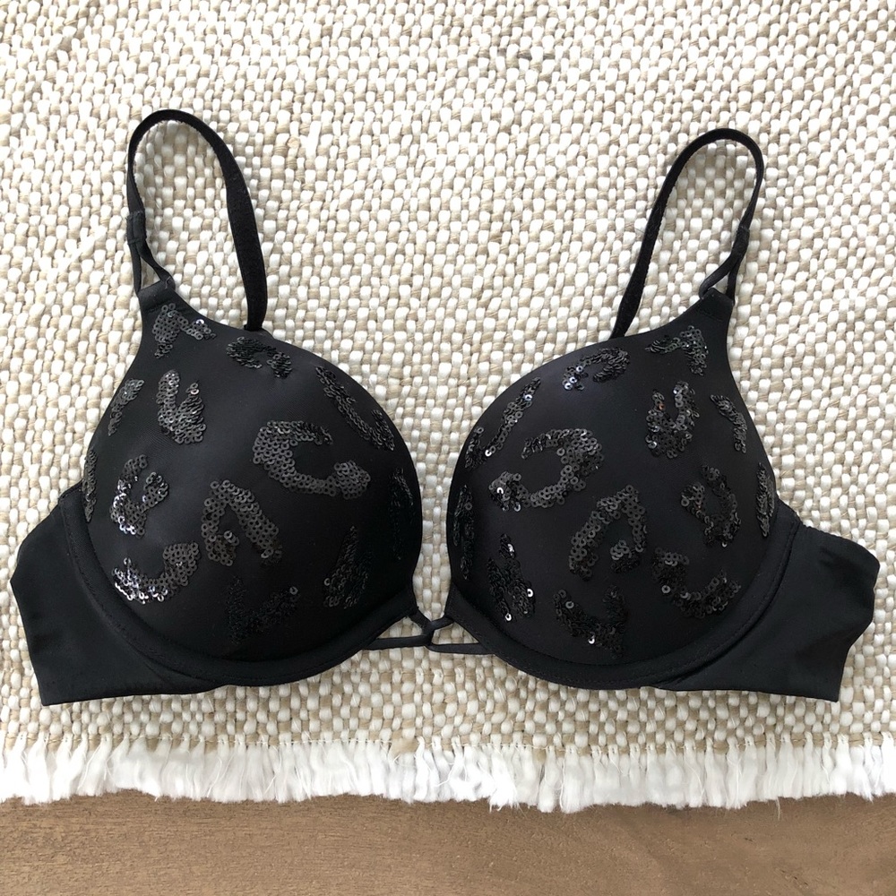 Victorias Secret Bombshell Bra Bling Leopard 34A